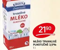 Flop MADETA Mléko trvanlivé plnotučné 3,5% nabídka