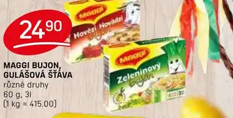 Flop Maggi bujon, gulášová šťáva nabídka