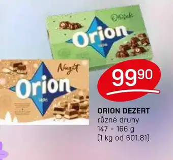 Flop ORION Dezert nabídka