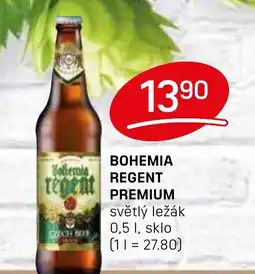 Flop Bohemia regent premium světlý ležák nabídka