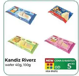 Tamda Foods Kandiz Riverz wafer 40g, 100g nabídka