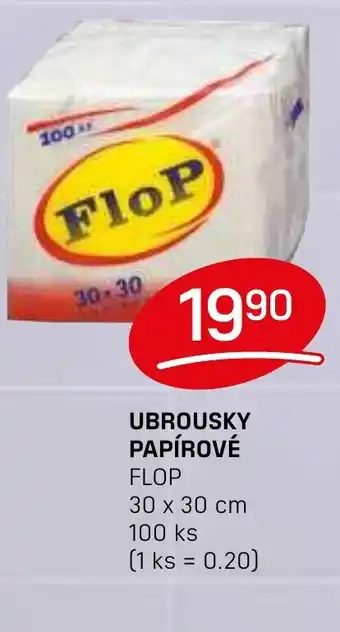 Flop Ubrousky papírové nabídka