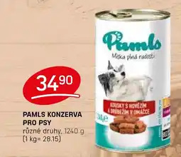 Flop Pamls konzerva pro psy nabídka