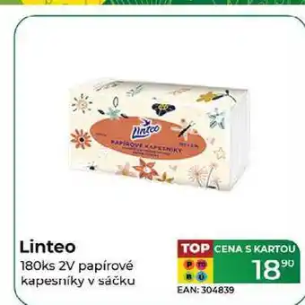 Tamda Foods Linteo 180ks 2V papírové kapesníky v sáčku nabídka