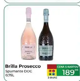 Tamda Foods Brilla Prosecco Spumante DOC 0,75L nabídka