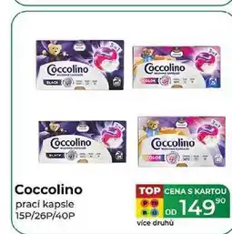 Tamda Foods Coccolino prací kapsle 15P/26P/40P nabídka