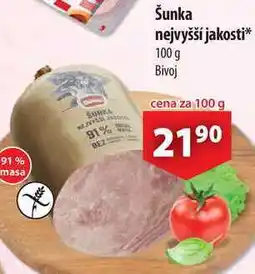 CBA Šunka nejvyšší jakosti, 100 g nabídka