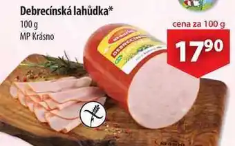 CBA Debrecínská lahůdka, 100 g nabídka