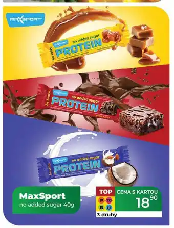 Tamda Foods MaxSport no added sugar 40g nabídka