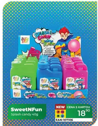 Tamda Foods SweetNFun Splash candy 40g nabídka