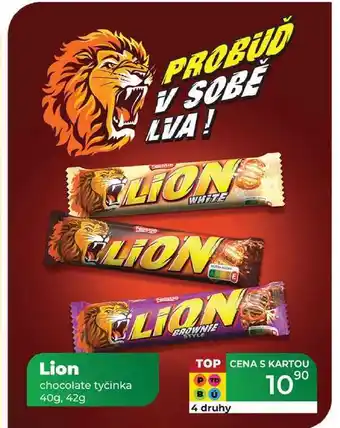 Tamda Foods Lion chocolate tyčinka 40g, 42g nabídka