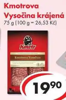 CBA Kmotrova Vysočina krájená, 75 g nabídka