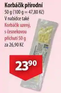 CBA Korbáčik přírodní, 50 g nabídka