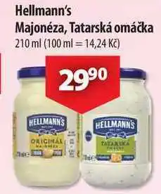 CBA Hellmann's Majonéza, Tatarská omáčka, 210 ml nabídka