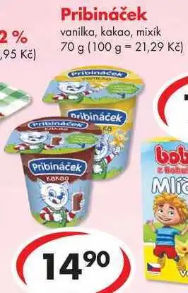 CBA Pribináček, 70 g nabídka