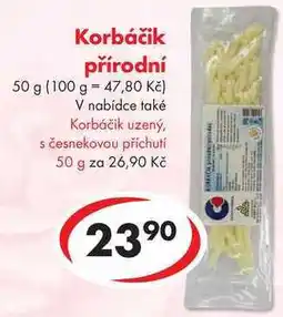 CBA Korbáčik přírodní, 50 g nabídka