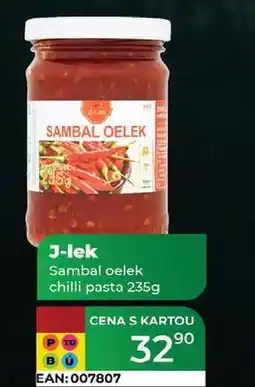 Tamda Foods J-lek Sambal oelek chilli pasta 235g nabídka