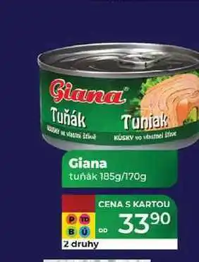 Tamda Foods Giana tuňák 185g/170g nabídka