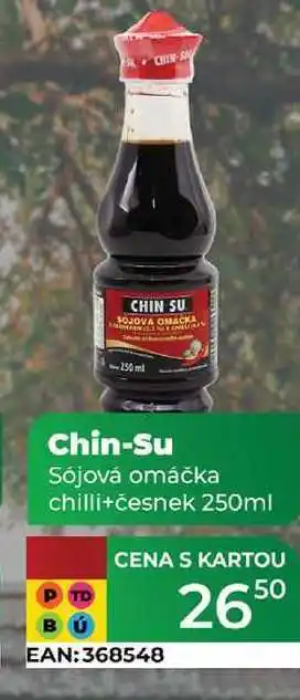 Tamda Foods Chin-Su Sójová omáčka chilli+česnek 250ml nabídka