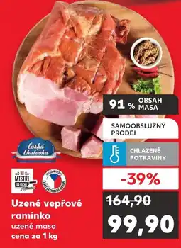 Kaufland Uzené vepřové ramínko nabídka