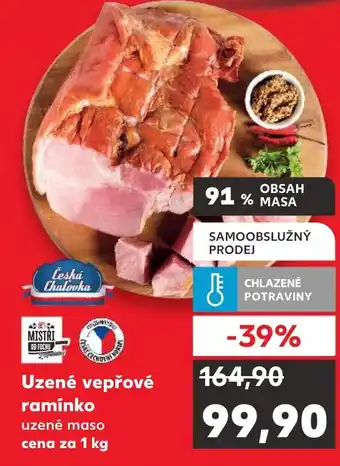 Kaufland Uzené vepřové ramínko nabídka