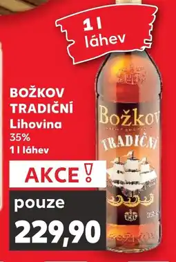 Kaufland BOŽKOV TRADIČNÍ Lihovina 35% nabídka