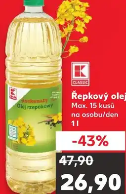 Kaufland Řepkový olej nabídka