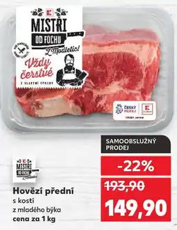 Kaufland Hovězí přední nabídka