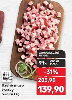 Kaufland Uzené maso kostky nabídka