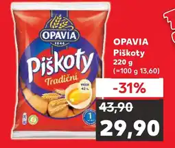 Kaufland OPAVIA Piškoty nabídka