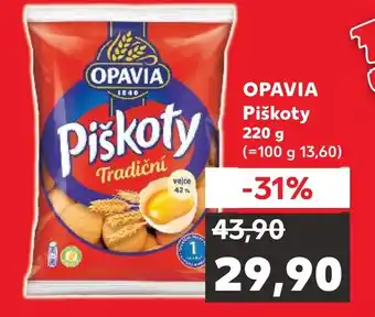 Kaufland OPAVIA Piškoty nabídka