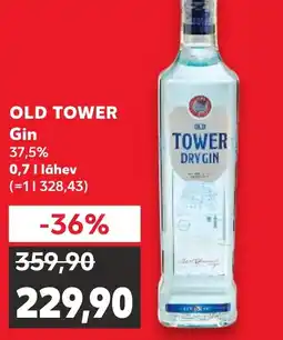 Kaufland OLD TOWER Gin 37,5% nabídka