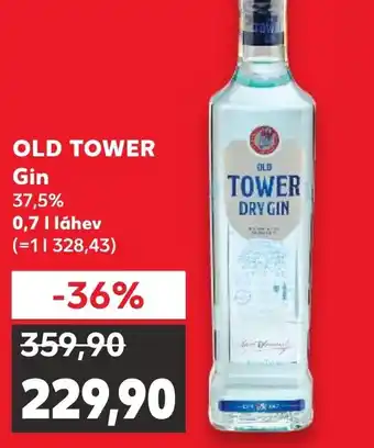 Kaufland OLD TOWER Gin 37,5% nabídka