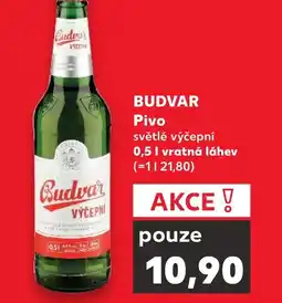 Kaufland BUDVAR Pivo nabídka