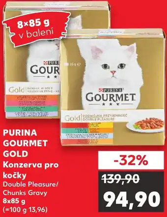 Kaufland PURINA GOURMET GOLD Konzerva pro kočky nabídka