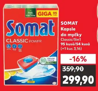 Kaufland SOMAT Kapsle do myčky nabídka