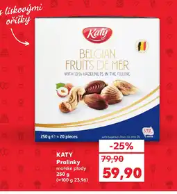 Kaufland KATY Pralinky mořské plody nabídka