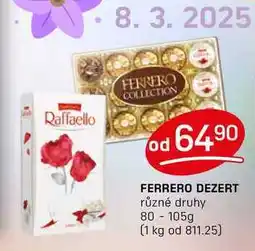 Flop FERRERO DEZERT různé druhy 80-105g nabídka