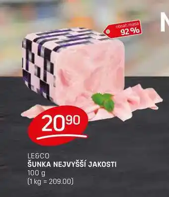 Flop ŠUNKA NEJVYŠŠÍ JAKOSTI 100 g nabídka