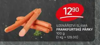 Flop FRANKFURTSKÉ PÁRKY 100 g nabídka