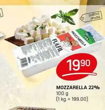 Flop MOZZARELLA 22% 100 g nabídka