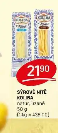 Flop SÝROVÉ NITĚ KOLIBA natur, uzené 50 g nabídka