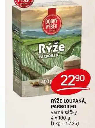 Flop RÝŽE LOUPANÁ, PARBOILED varné sáčky 4 x 100 g nabídka