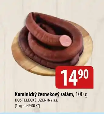 Bala Kominický česnekový salám nabídka