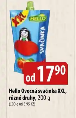 Bala HELLO Ovocná svačinka XXL nabídka