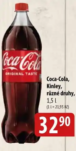 Bala COCA-COLA, KINLEY nabídka