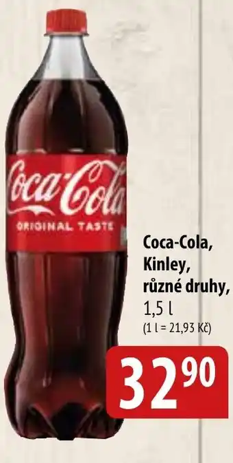 Bala COCA-COLA, KINLEY nabídka