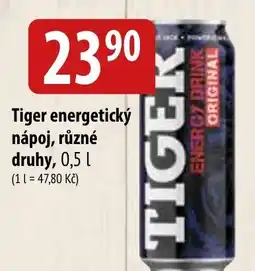 Bala TIGER energetický nápoj nabídka