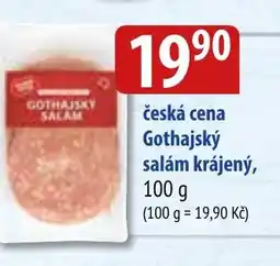 Bala česká cena Gothajský salám krájený nabídka