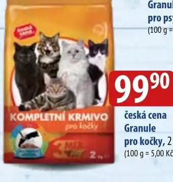 Bala česká cena Granule pro kočky nabídka